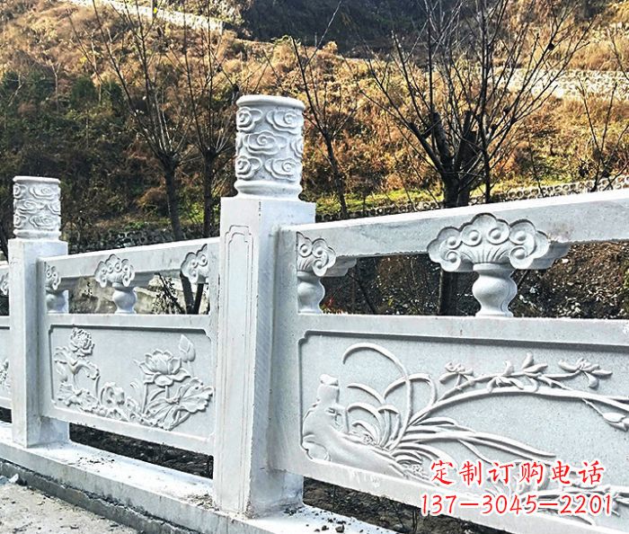 绵阳园林景观大理石栏板石雕 (7)