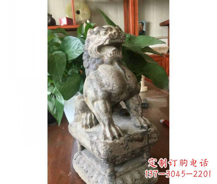 绵阳园林景观大理石狮子石雕
