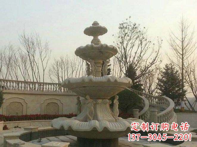 绵阳园林景观大型喷泉石雕 (2)