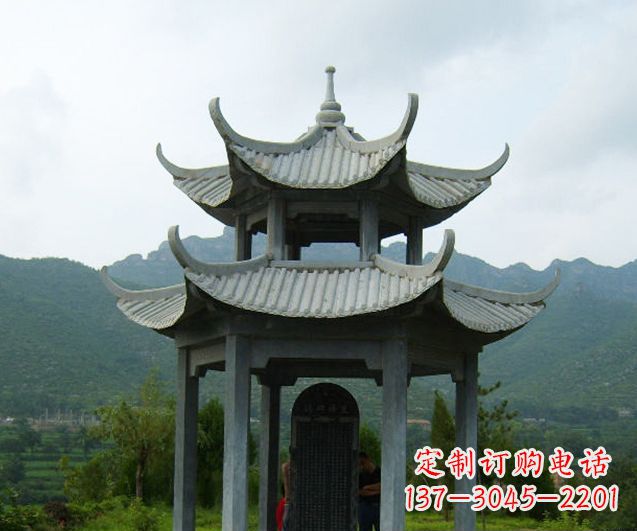 绵阳园林景观仿古凉亭石雕