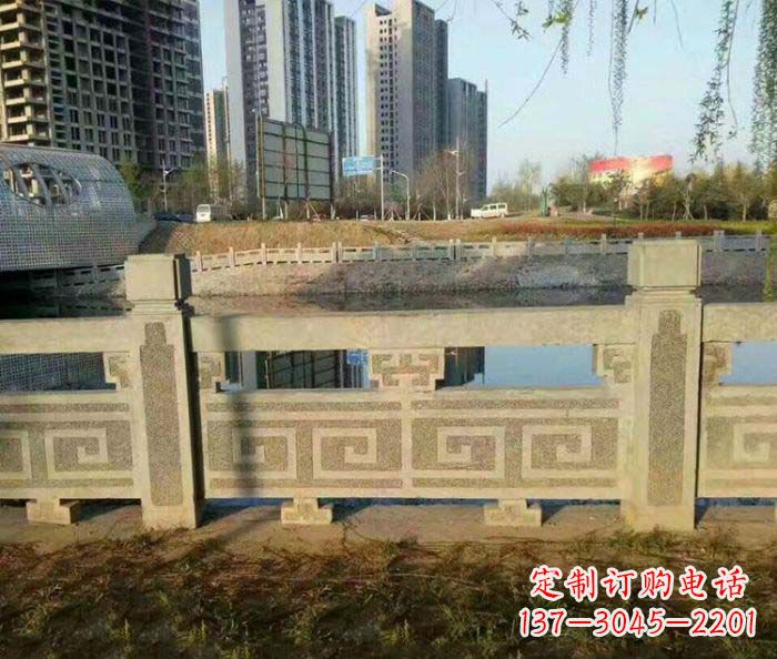 绵阳园林景观仿古石雕栏板 (3)