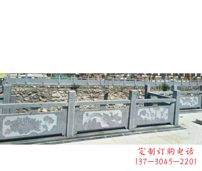 绵阳园林景观仿古石雕栏板 (5)