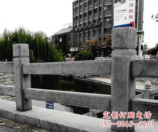 绵阳园林景观仿古石雕栏板 (9)