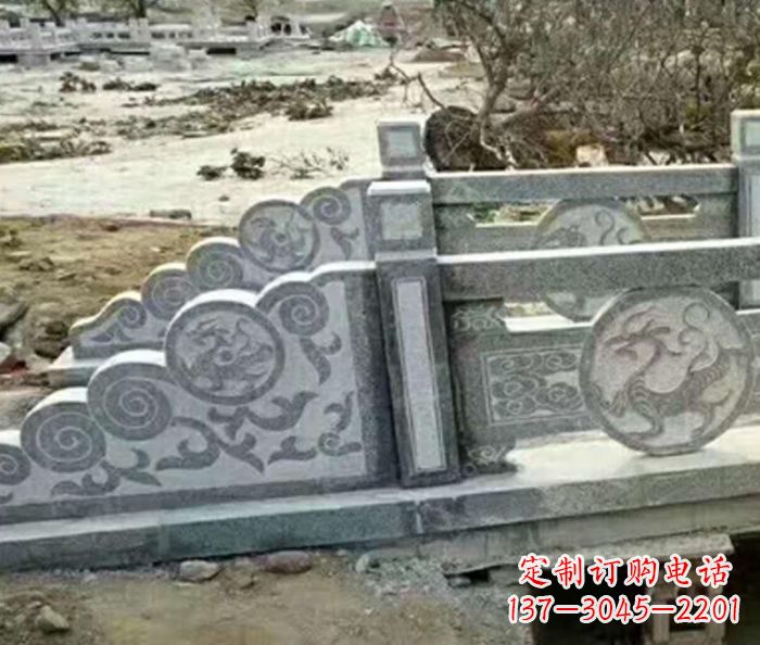 绵阳园林景观仿古石雕栏板 (10)