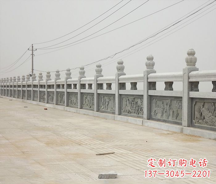 绵阳园林景观仿古石雕栏板_2