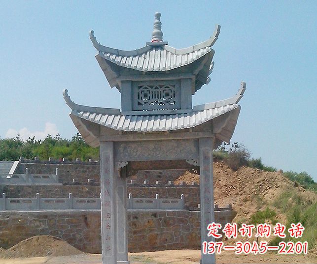绵阳园林景观仿古石雕凉亭