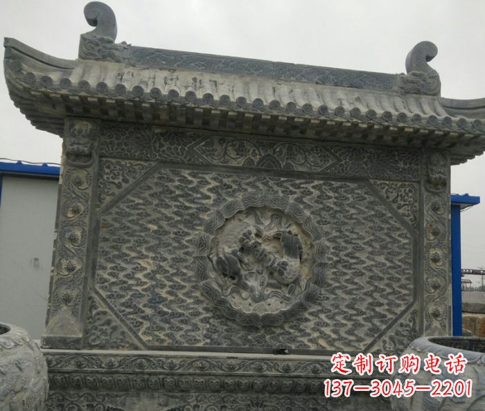 绵阳园林景观仿古石雕影壁