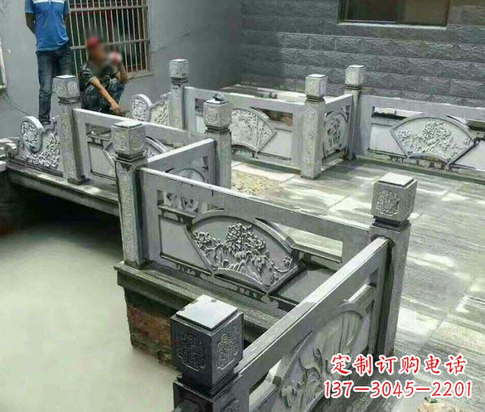 绵阳园林景观仿古石浮雕栏板 (4)