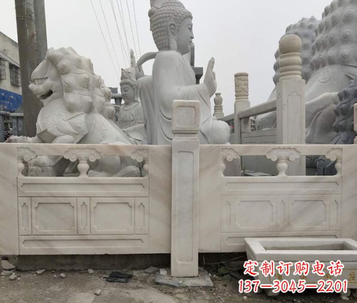 绵阳园林景观晚霞红石栏板