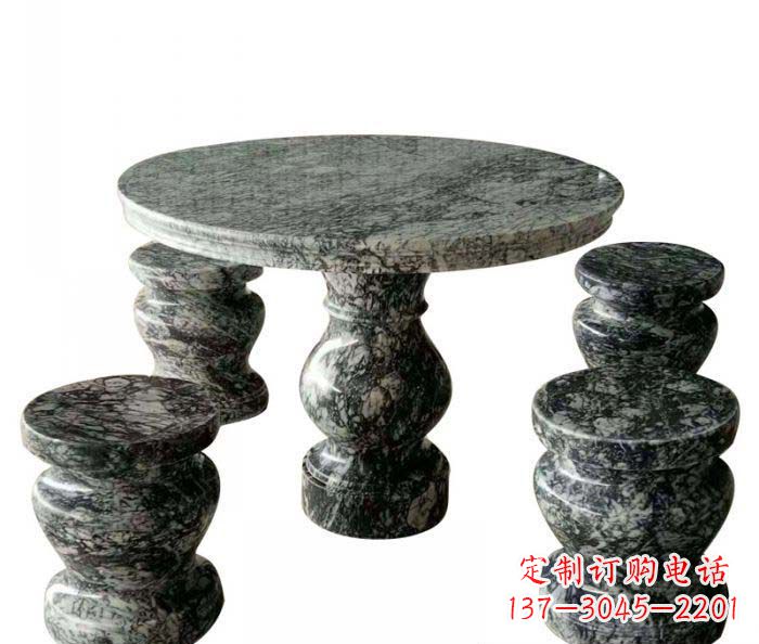 绵阳园林景观圆形石桌凳