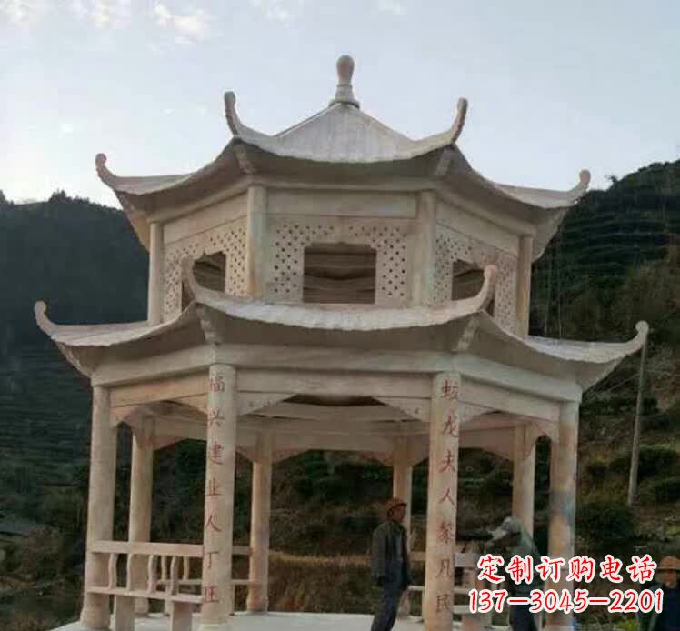绵阳园林石雕凉亭