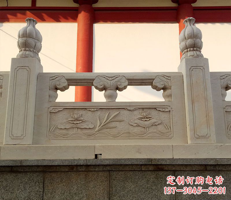 绵阳园林石浮雕栏板景观石雕 (2)