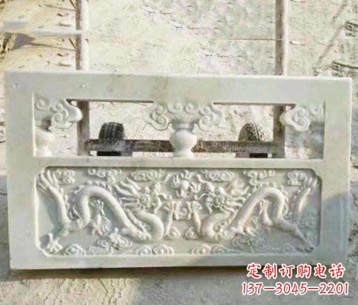 绵阳园林石浮雕栏板景观石雕