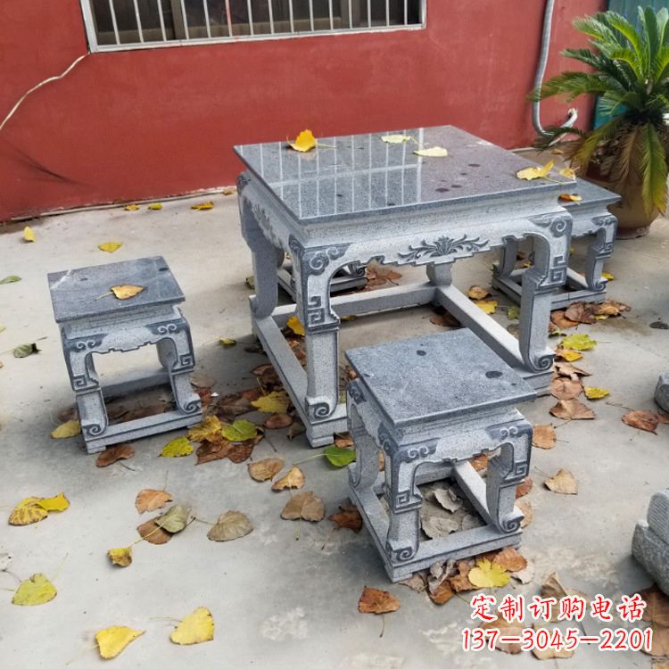 绵阳园林石桌凳