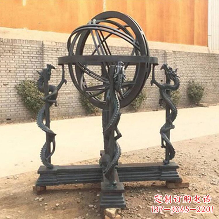 绵阳张衡天体仪浑天仪雕塑摆件