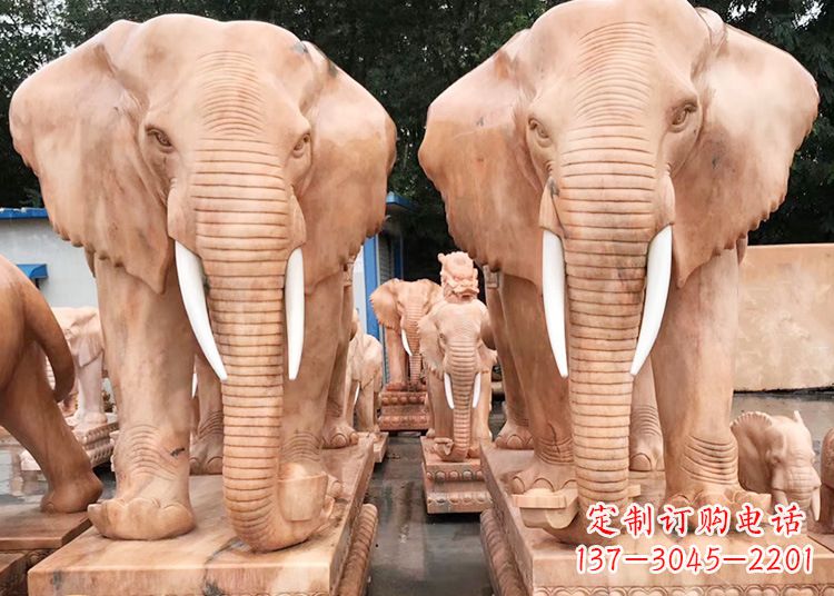绵阳招财大象石雕