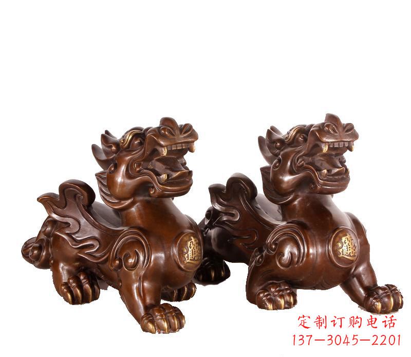 绵阳招财进宝貔貅铜雕