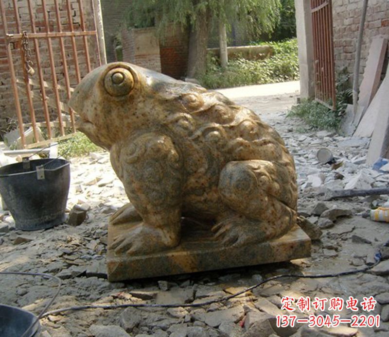 绵阳招财青蛙石雕