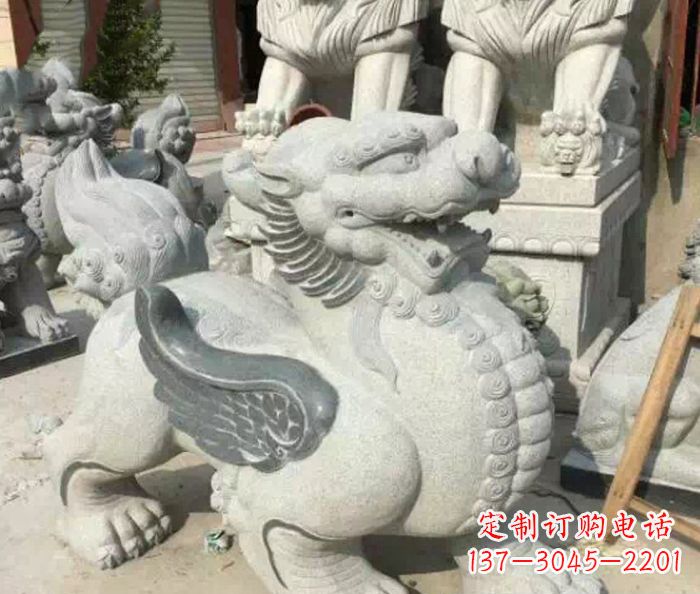 绵阳招财神兽仿古貔貅石雕