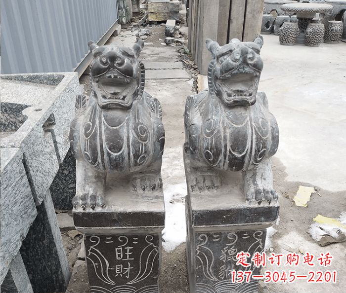 绵阳招财神兽貔貅石雕 (2)