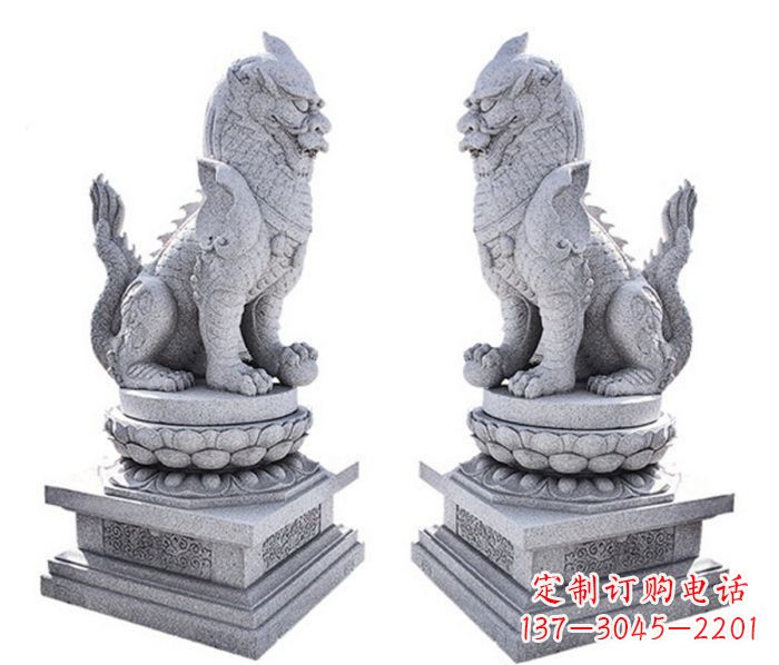 绵阳招财神兽麒麟石雕