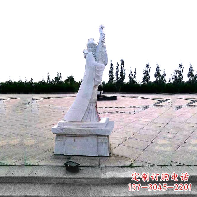绵阳中国古代四大美女之王昭君广场石雕塑