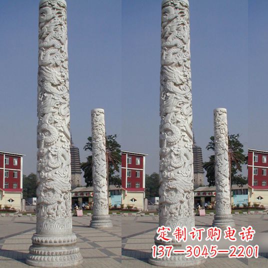 绵阳中国龙柱雕塑