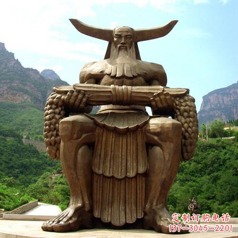 绵阳中华民族人文初祖五榖神农大帝大型景观雕塑