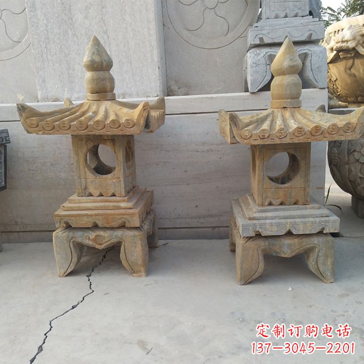 绵阳中式仿古低墩石灯笼