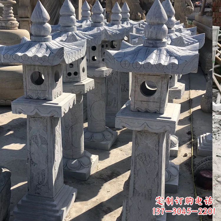 绵阳中式汉代石雕灯笼