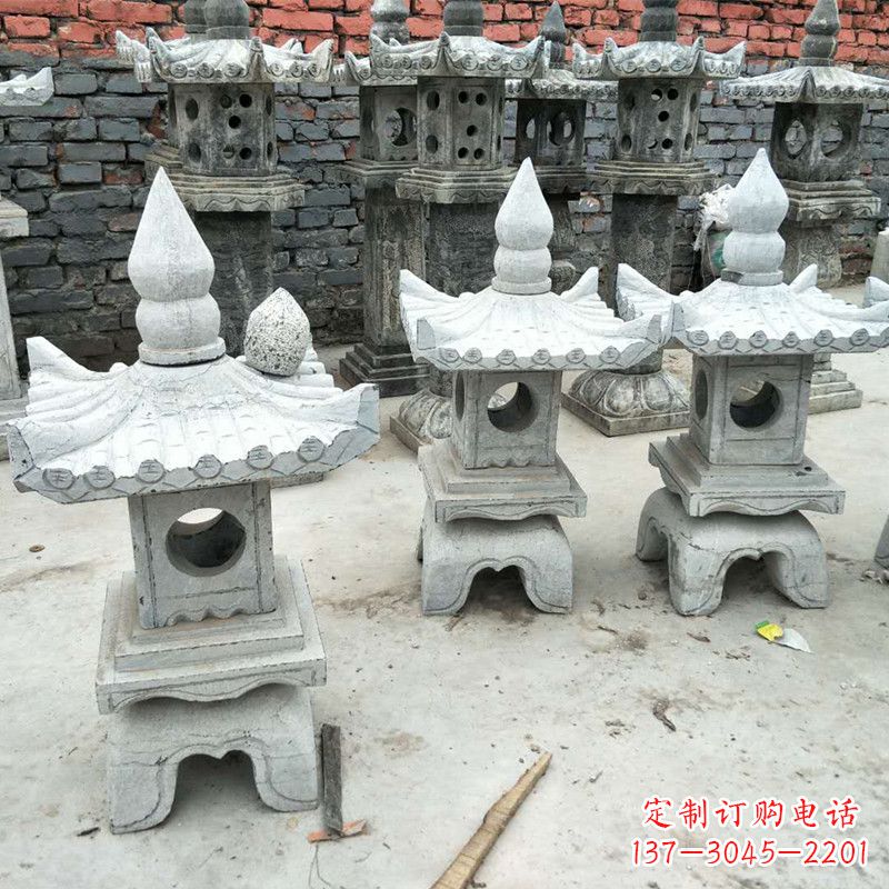 绵阳中式庭院石雕灯笼