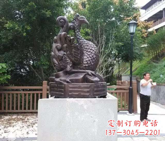 绵阳朱雀神兽雕塑