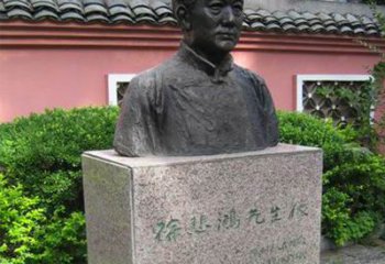 绵阳徐悲鸿铜雕半身像雕塑