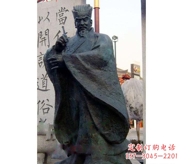 绵阳铸铜古代名人颜真卿