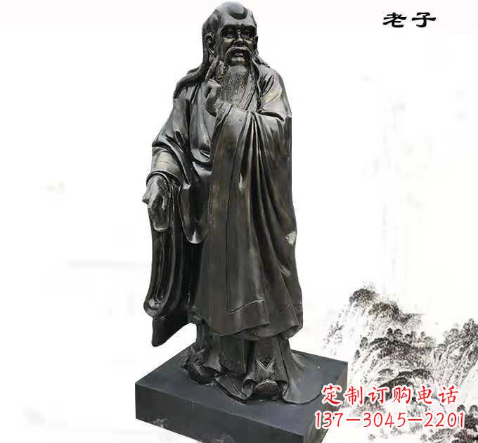 绵阳铸铜老子雕塑