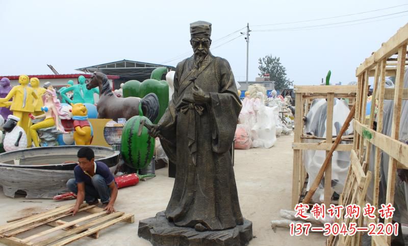 绵阳铸铜李时珍雕塑