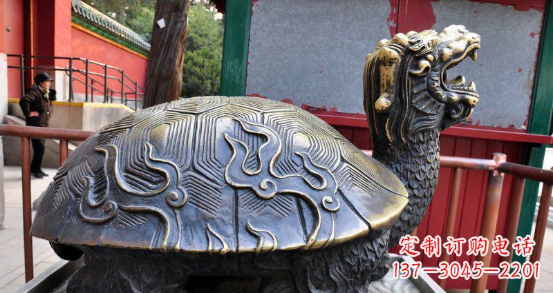 绵阳铸铜龙龟神兽铜雕