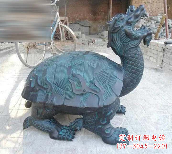 绵阳铸铜龙龟雕塑222