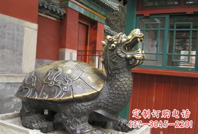 绵阳铸铜龙龟雕塑