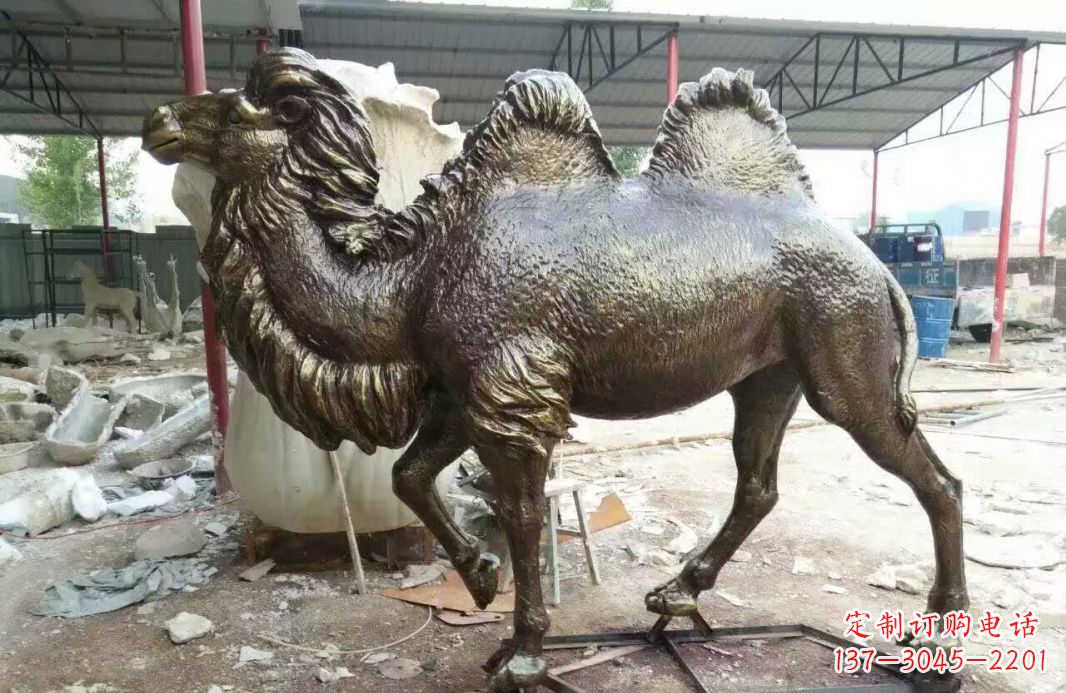 绵阳铸铜骆驼雕塑 (2)
