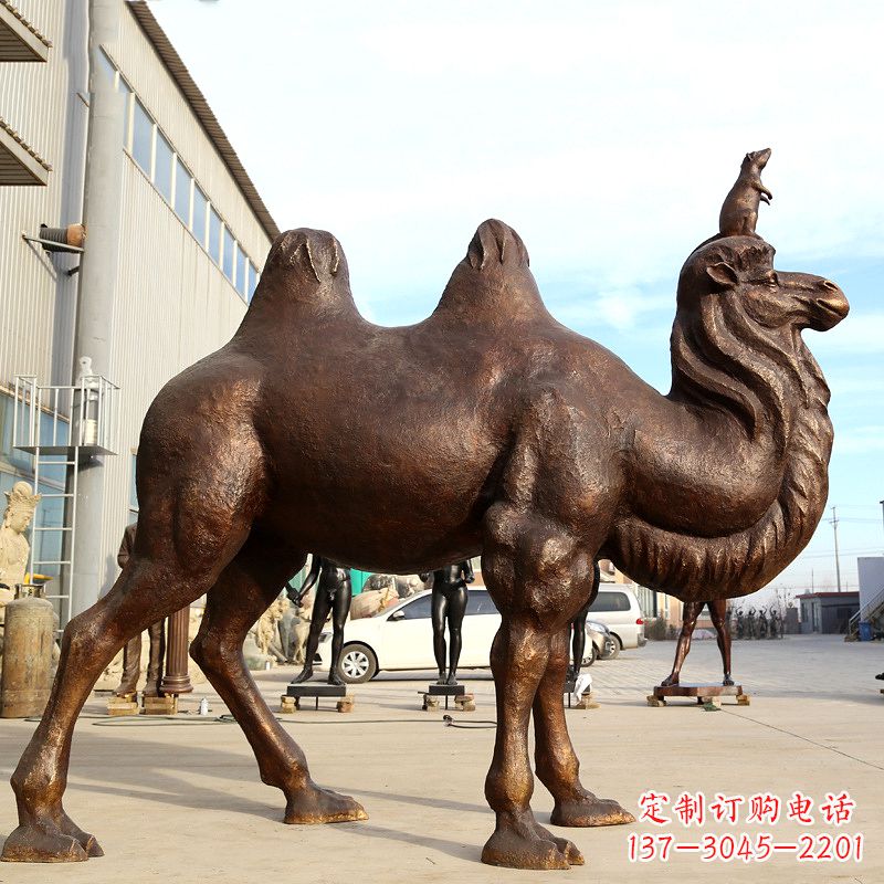 绵阳铸铜骆驼雕塑