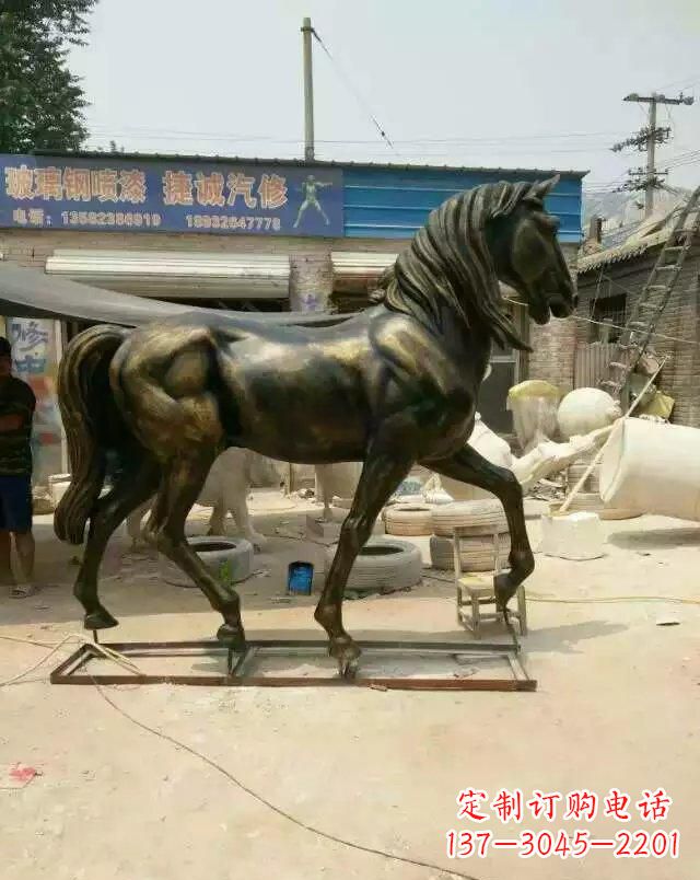 绵阳铸铜马雕塑