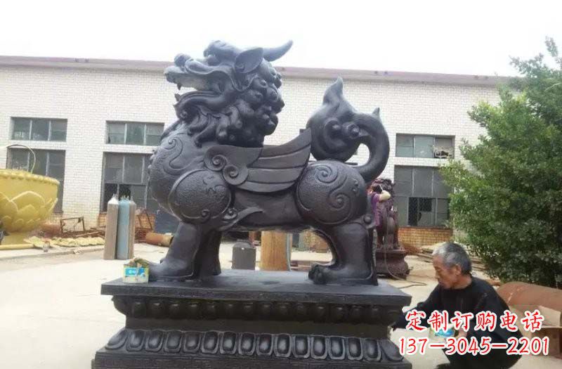 绵阳铸铜门口貔貅雕塑