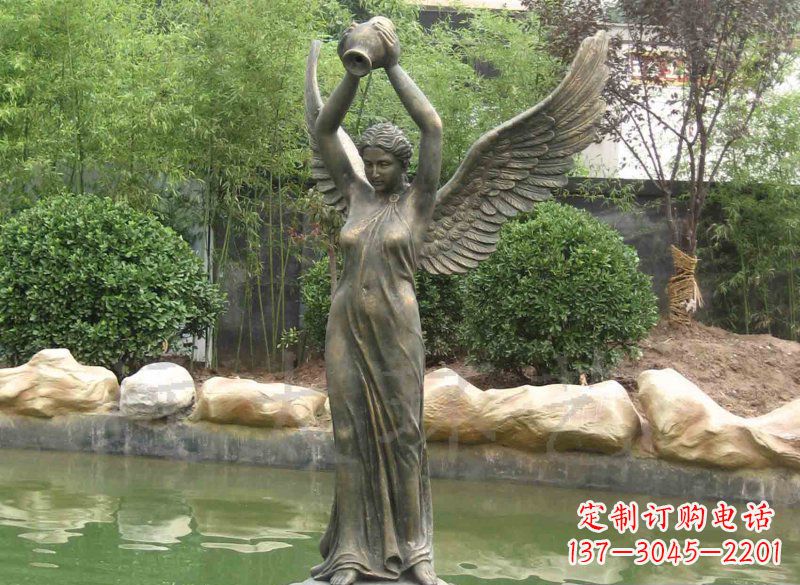 绵阳铸铜欧式人物喷泉雕塑