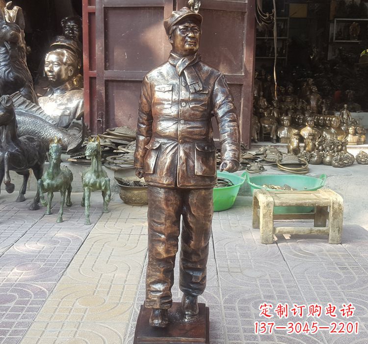 绵阳铸铜青年时期毛主席