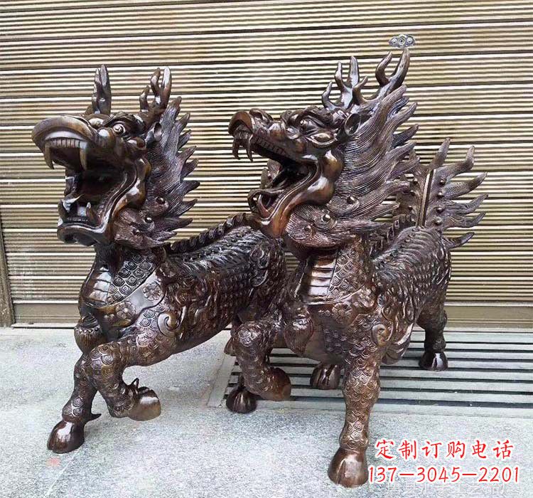 绵阳铸铜铜麒麟